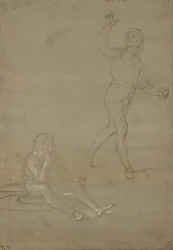 Studies for Two Soldiers, One Asleep, the Other Standing